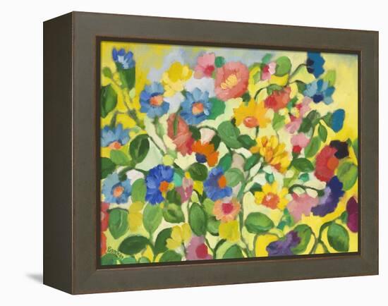 Violets-Kim Parker-Framed Premier Image Canvas