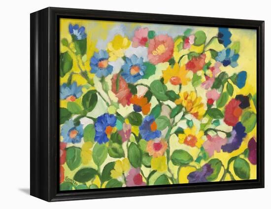 Violets-Kim Parker-Framed Premier Image Canvas