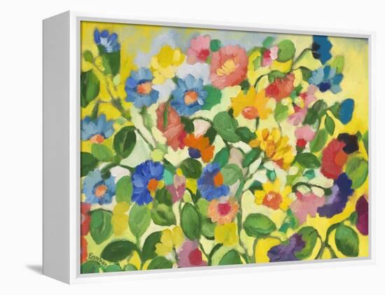 Violets-Kim Parker-Framed Premier Image Canvas