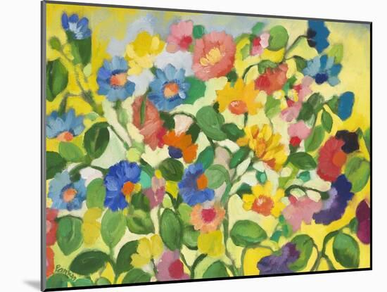 Violets-Kim Parker-Mounted Giclee Print