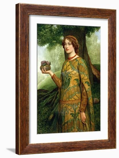 Violets-Sir James Dromgole Linton-Framed Giclee Print