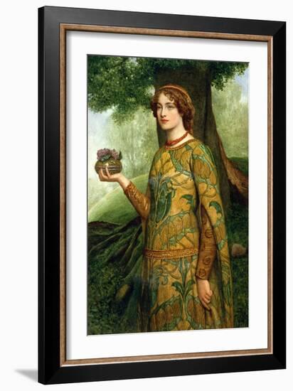 Violets-Sir James Dromgole Linton-Framed Giclee Print