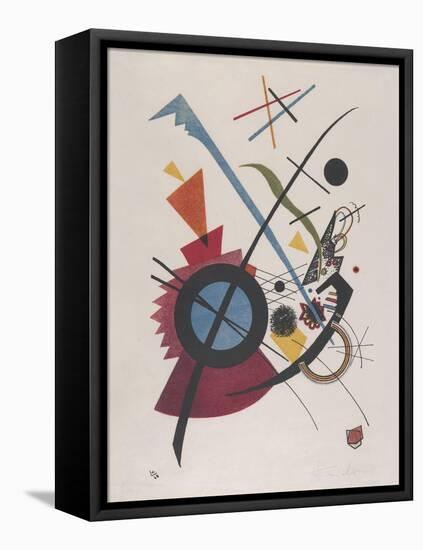 Violett, by Vasily Kandinsky, 1923, Russian French Expressionist Print, Lithograph. Geometrical Ele-null-Framed Stretched Canvas