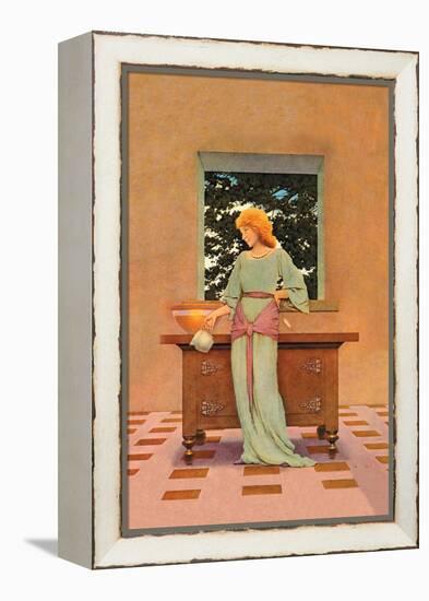 Violetta-Maxfield Parrish-Framed Stretched Canvas