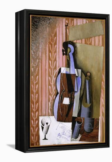 Violin, 1913 (Oil on Canvas)-Juan Gris-Framed Premier Image Canvas