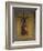 Violin and Bow Hanging on a Door-Jan van der Vaardt-Framed Giclee Print