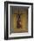 Violin and Bow Hanging on a Door-Jan van der Vaardt-Framed Giclee Print