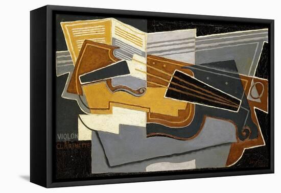 Violin and Clarinet, 1921-Juan Gris-Framed Premier Image Canvas