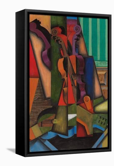 Violin and Guitar, 1913 (Oil on Canvas)-Juan Gris-Framed Premier Image Canvas