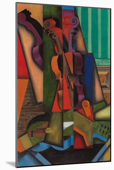 Violin and Guitar, 1913 (Oil on Canvas)-Juan Gris-Mounted Giclee Print