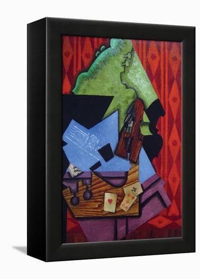 Violin and Playing Cards-Juan Gris-Framed Stretched Canvas