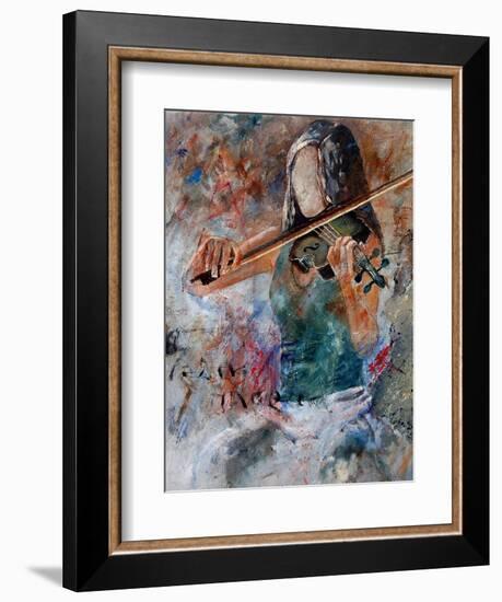 violin player-Pol Ledent-Framed Art Print