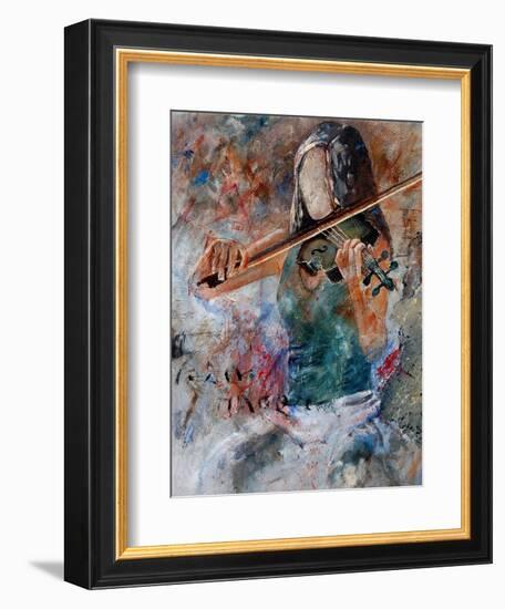 violin player-Pol Ledent-Framed Art Print