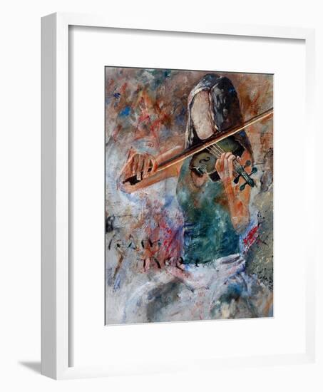 violin player-Pol Ledent-Framed Art Print