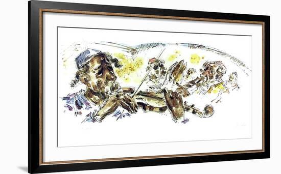 Violin Players-Chaim Gross-Framed Collectable Print