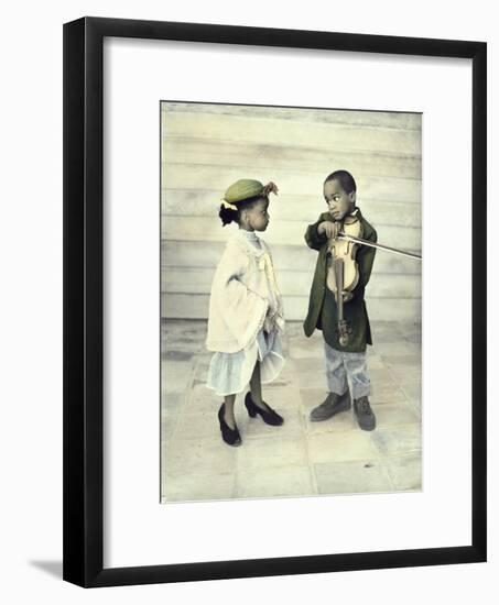 Violin Serenade-Nora Hernandez-Framed Giclee Print