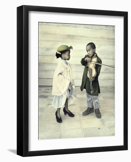 Violin Serenade-Nora Hernandez-Framed Giclee Print
