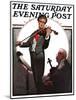 "Violin Virtuoso" Saturday Evening Post Cover, April 28,1923-Norman Rockwell-Mounted Giclee Print