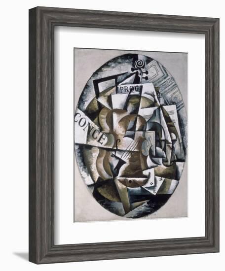 Violin-Liubov Sergeevna Popova-Framed Giclee Print