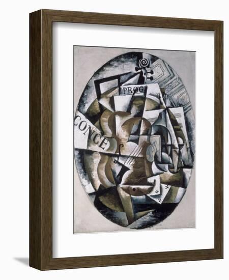 Violin-Liubov Sergeevna Popova-Framed Giclee Print