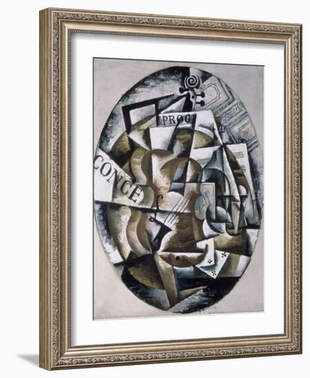 Violin-Liubov Sergeevna Popova-Framed Giclee Print