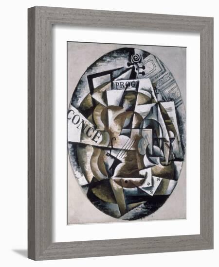 Violin-Liubov Sergeevna Popova-Framed Giclee Print