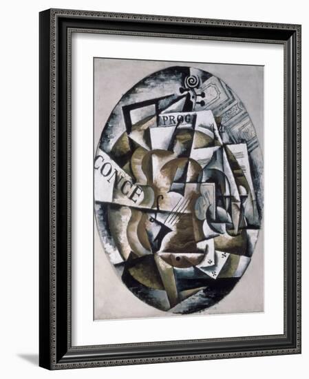 Violin-Liubov Sergeevna Popova-Framed Giclee Print