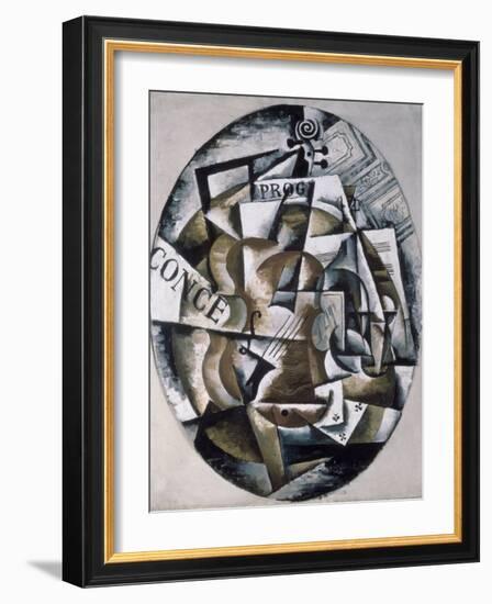 Violin-Liubov Sergeevna Popova-Framed Giclee Print