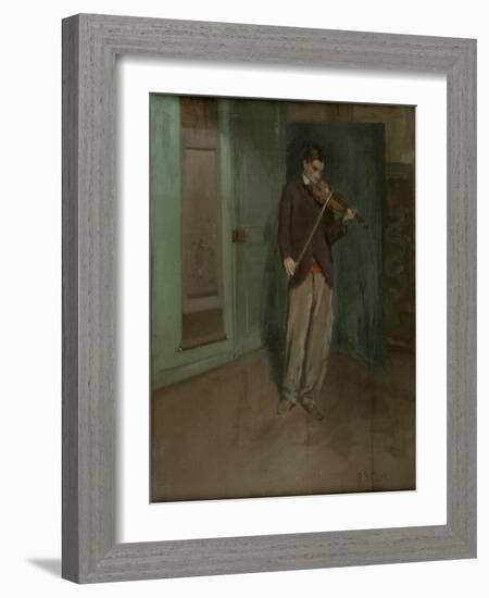 Violinist, 1902 (Oil on Canvas)-Alson Skinner Clark-Framed Giclee Print