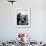 Violinist Isaac Stern and Entertaining Woman and Children-Alfred Eisenstaedt-Framed Premium Photographic Print displayed on a wall