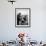 Violinist Isaac Stern and Entertaining Woman and Children-Alfred Eisenstaedt-Framed Premium Photographic Print displayed on a wall