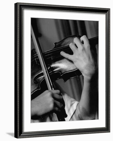 Violinist Yehudi Menuhin-Horace Bristol-Framed Premium Photographic Print
