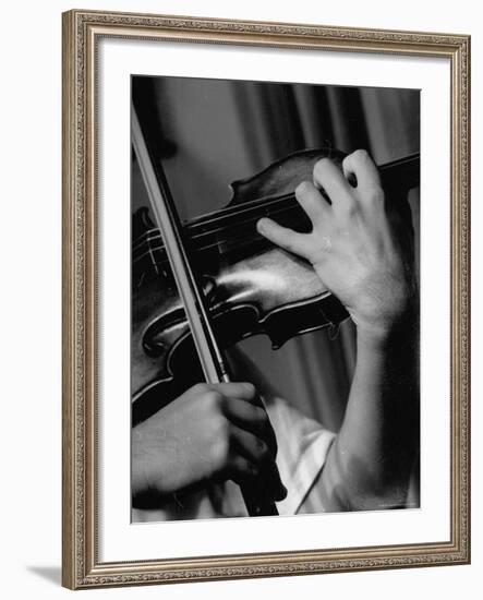 Violinist Yehudi Menuhin-Horace Bristol-Framed Premium Photographic Print