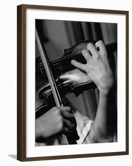 Violinist Yehudi Menuhin-Horace Bristol-Framed Premium Photographic Print