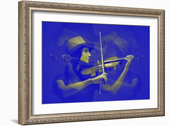Violinist-NaxArt-Framed Art Print