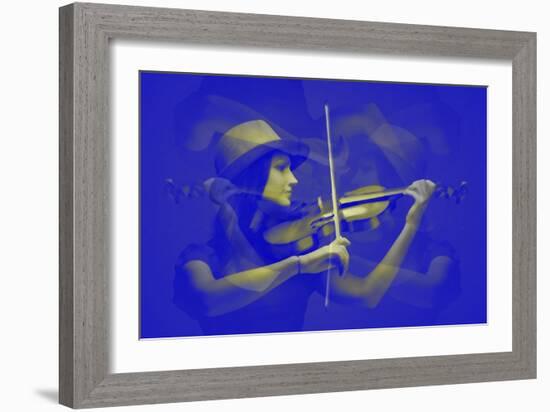 Violinist-NaxArt-Framed Art Print