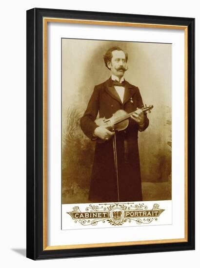 Violinist-null-Framed Art Print