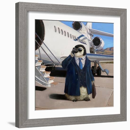 VIP - Very Important Penguin-Lucia Heffernan-Framed Art Print