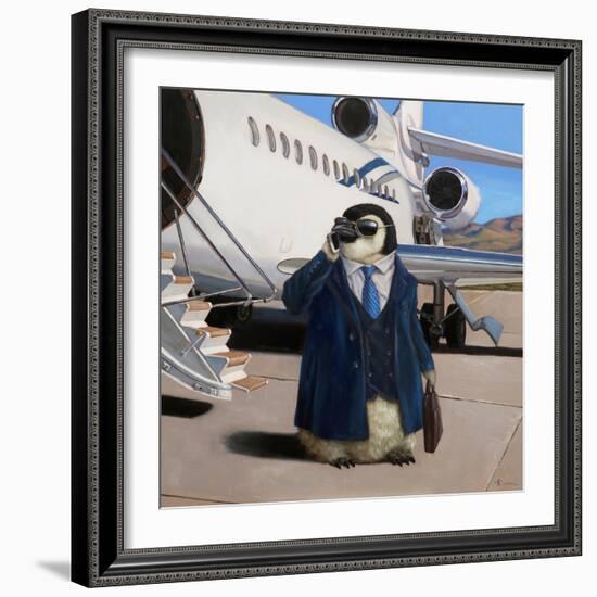 VIP - Very Important Penguin-Lucia Heffernan-Framed Art Print