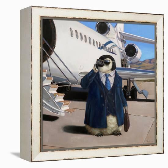 VIP - Very Important Penguin-Lucia Heffernan-Framed Stretched Canvas