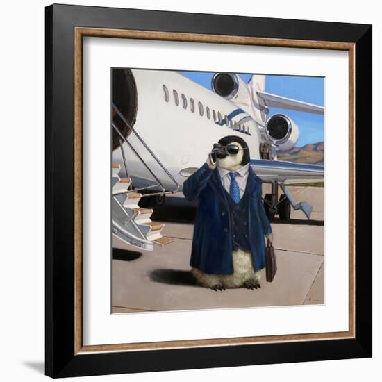 VIP - Very Important Penguin-Lucia Heffernan-Framed Art Print