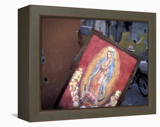 Virgen de Guadelupe, Chimayo, New Mexico, USA-Judith Haden-Framed Premier Image Canvas