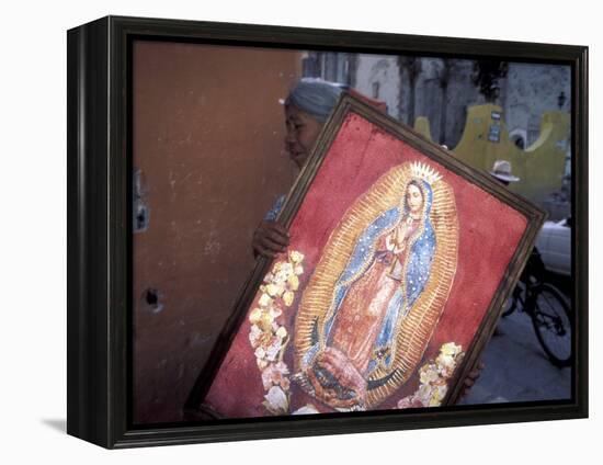 Virgen de Guadelupe, Chimayo, New Mexico, USA-Judith Haden-Framed Premier Image Canvas