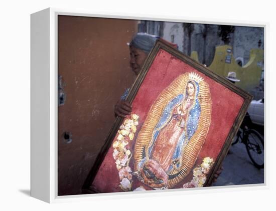 Virgen de Guadelupe, Chimayo, New Mexico, USA-Judith Haden-Framed Premier Image Canvas