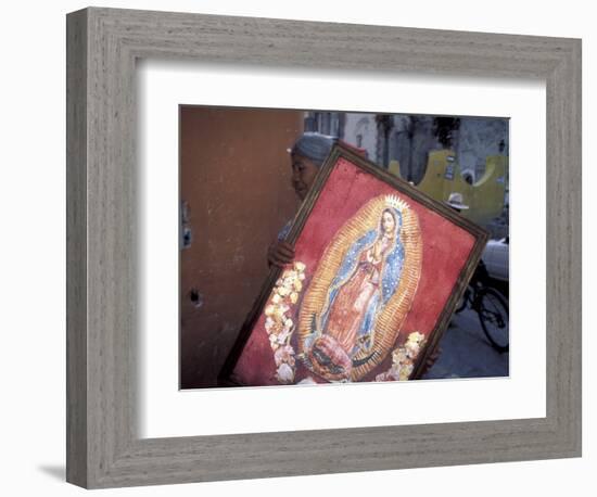 Virgen de Guadelupe, Chimayo, New Mexico, USA-Judith Haden-Framed Photographic Print