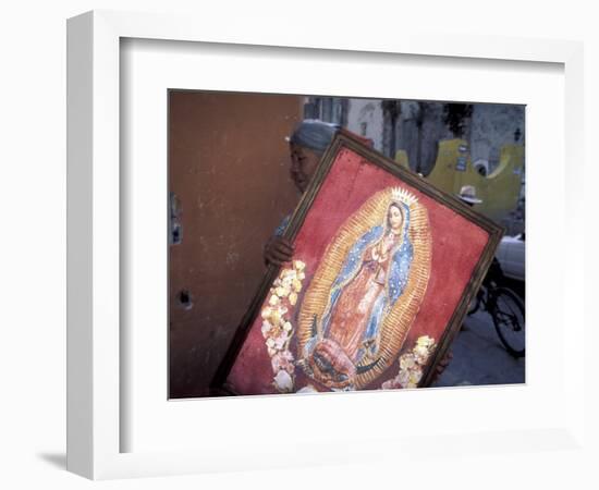 Virgen de Guadelupe, Chimayo, New Mexico, USA-Judith Haden-Framed Photographic Print