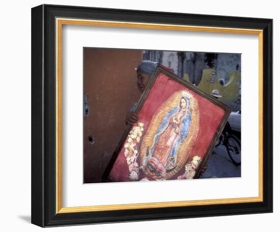 Virgen de Guadelupe, Chimayo, New Mexico, USA-Judith Haden-Framed Photographic Print