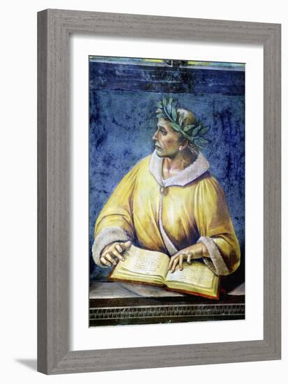 Virgil, Portrait from Illustrious People Cycle, 1499-1504-Luca Signorelli-Framed Giclee Print