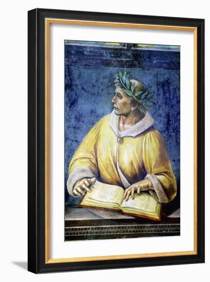 Virgil, Portrait from Illustrious People Cycle, 1499-1504-Luca Signorelli-Framed Giclee Print