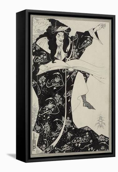 Virgilius the Sorcerer, C.1893-Aubrey Beardsley-Framed Premier Image Canvas